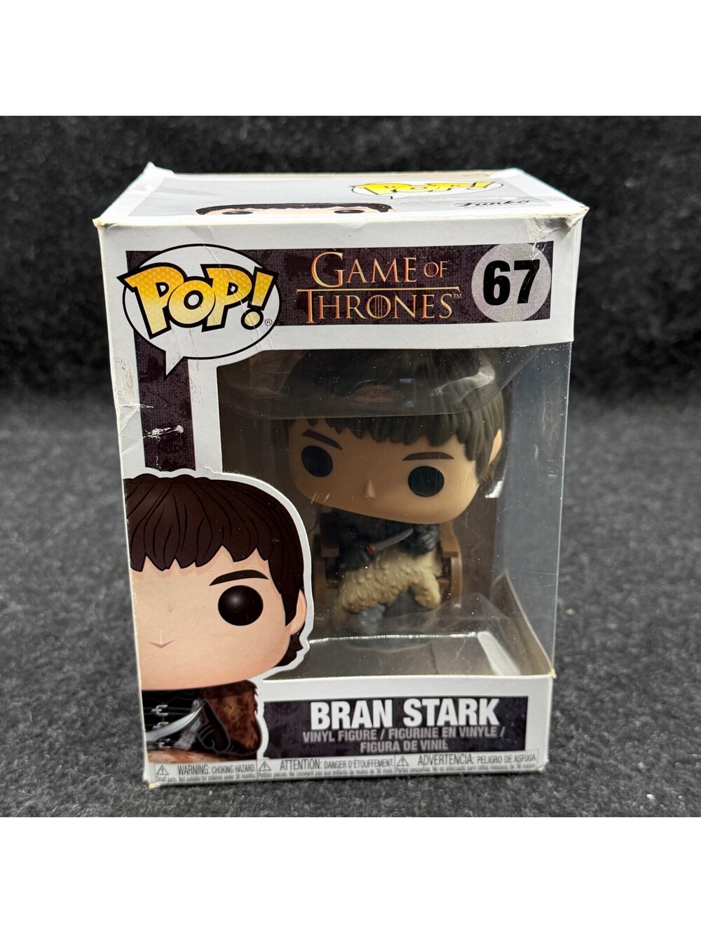Funko Pop! Vinyl Game of Thrones Bran Stark #67 Figure box not mint